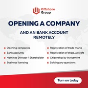 Opening a company and an bank account